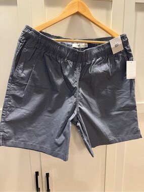 BP Men’s Elastic Waist Blue Shorts